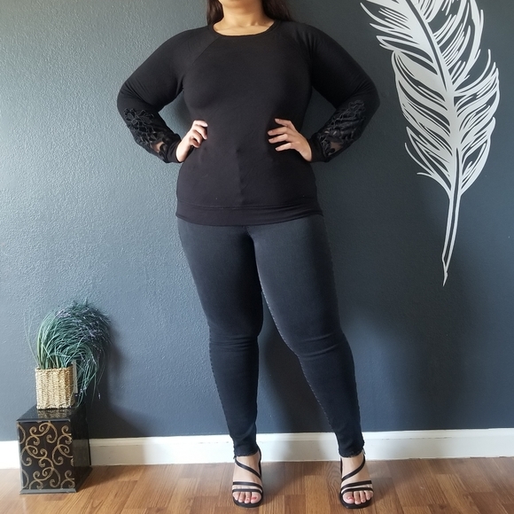 Maurices Black Knit Top - Picture 2 of 5